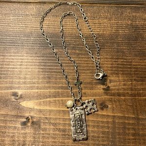“Grace” necklace with charms